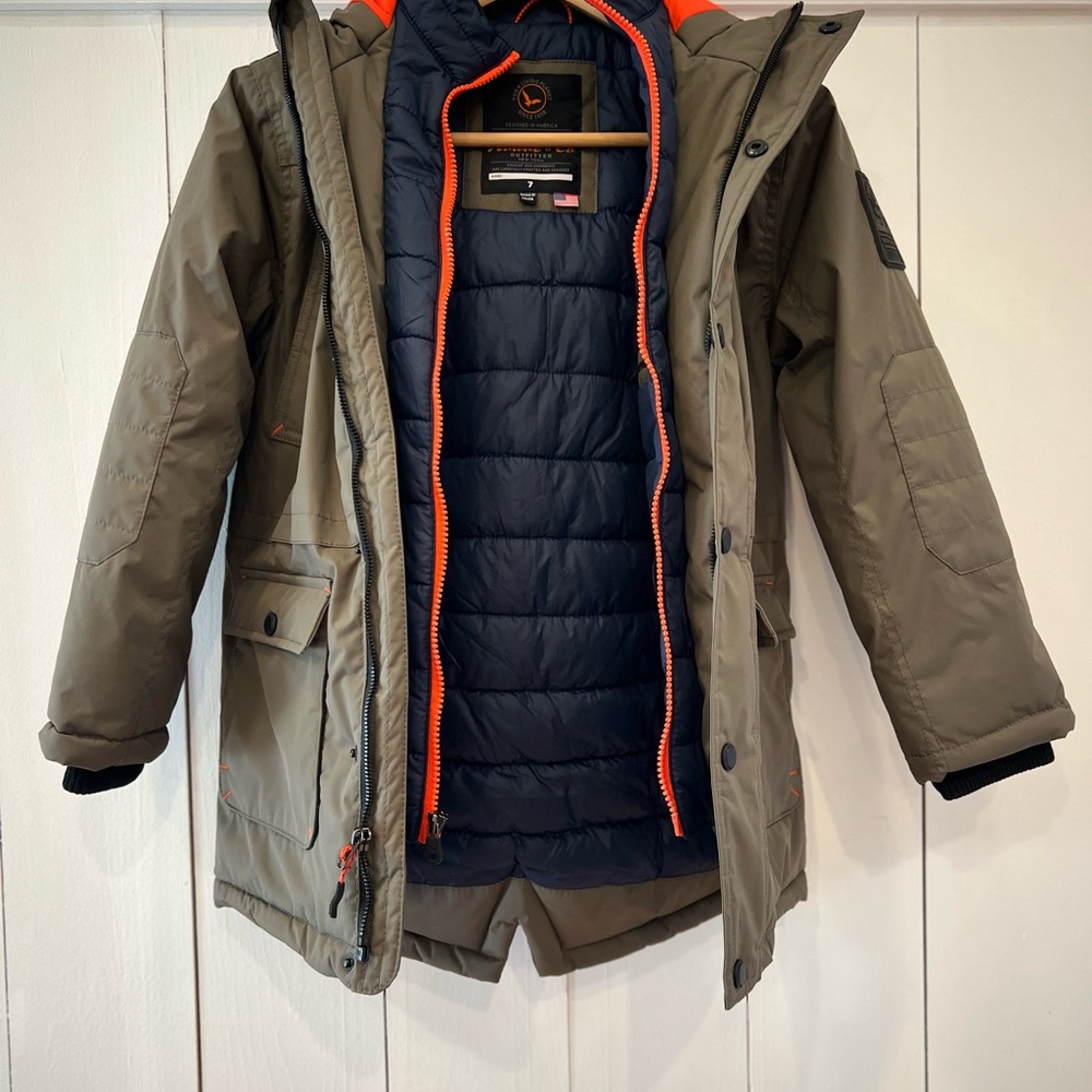 Hawke & Co Outfitter Winter Jacket Youth Performance Outerwear Size 7 - Picture 2 of 5